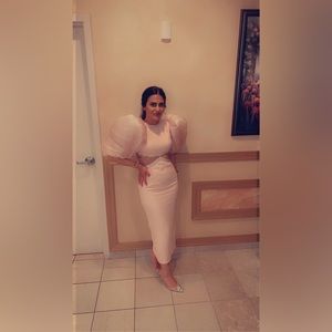 Custom made pink dress!